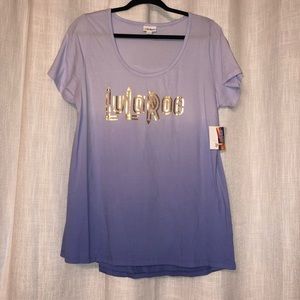 Lularoe large supply classic tee